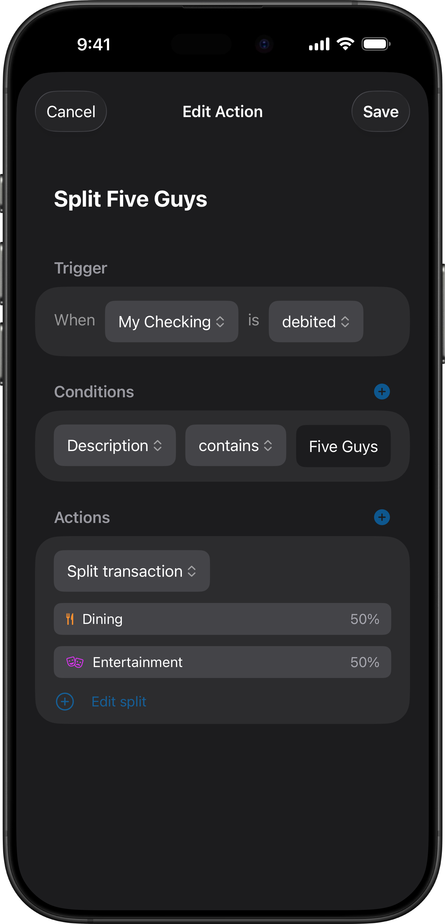 Cashboard app preview